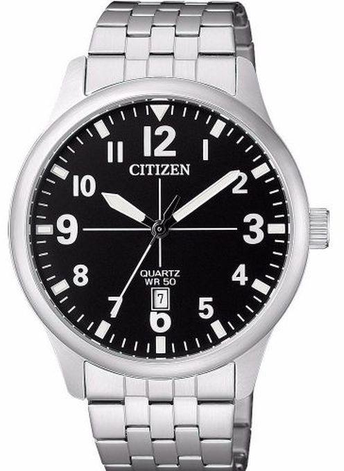 Citizen Men's black Dial Stainless Steel Band Watch - BI1050-81F