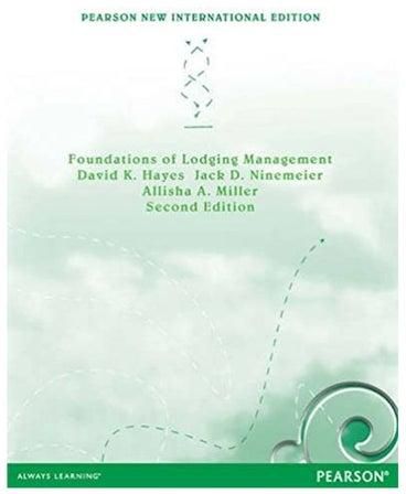 Foundations Of Lodging Management paperback english - 2014