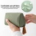 XBLDS Nylon Cosmetic Bag, Travel Make up Bag Small, Small Waterproof and Lightweight Cosmetic Bag Storage Bag, Small Makeup Bag, Travel Toiletry Bag, Handbag Cosmetic Bag (Green)