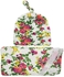 Baby's Swaddling and Hat Set Flower Pattern Comfy Soft Baby Products