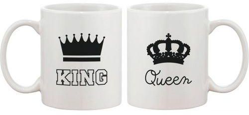 Cashmeera Printd Mug - Couples Set Of 2 Mugs -Ceramic Coffee Cup