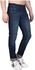 Peplos- Slim Fit Dark Blue with Green Tint Premium Stretchable Denim Jeans for Men