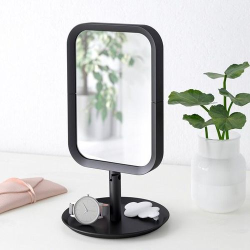 LINDBYN Table mirror, black, 14x27 cm - IKEA