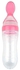 Silicon Feeding Bottle and Spoon Pink