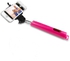 Selfie stick extendable bluetooth monopod for Samsung Smartphones and Cameras / Pink