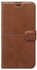 Case Compatible with Honor 50 Lite/Nova 8i Kaiyue Flip Leather Case Cover (Brown)