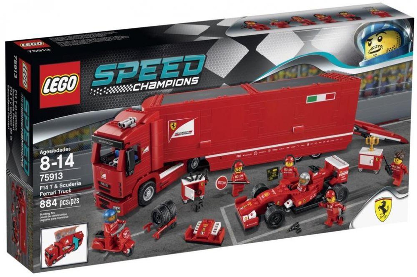 LEGO 75913 Speed Champions F14 T & Scuderia Ferrari Truck Building Toy