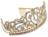 Royal Wedding Crystal Crown Gold/ Silver Free Size