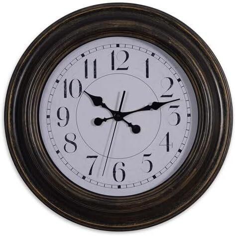 PAN Home Cyruz Wall Clock D50cm - Brown