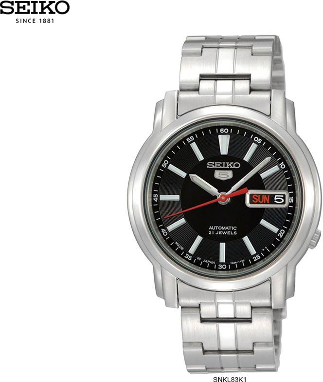 Seiko SNKL83K1 Automatic Watches 100% Original & New (Silver)