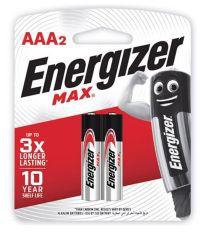 Energizer 2 AAA Max Batteries 1.5 Volts E92-BP2