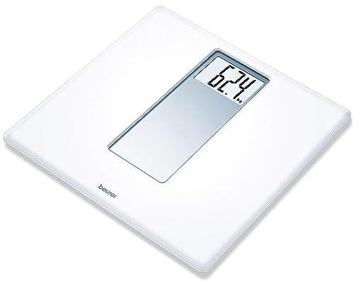 جهاز قياس الوزن زجاجي اليكتروني من بيورير - اللون الابيض 180 كجم - PS160، متعدد الألوان