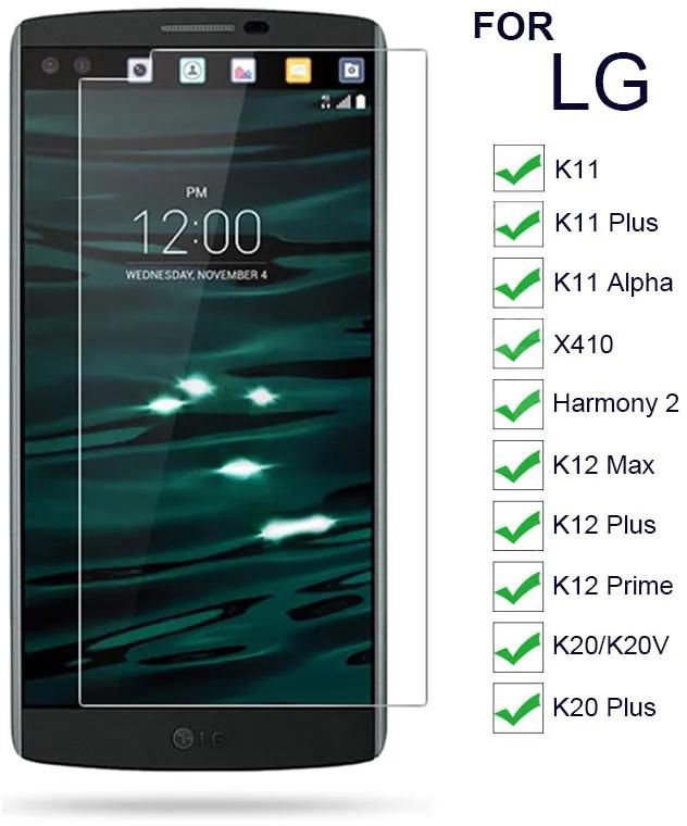 9H Screen Protectors Glass for LG K11 Plus/K11 Alpha/X410/K12 Max/K12 Plus/K12 Prime/K20V/K20 Plus