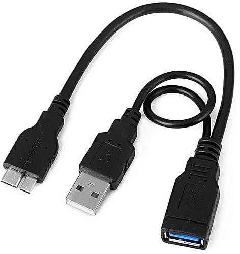 FSGS CY U3-141 Micro USB 3.0 Male To USB 3.0 Female OTG Line For Samsung Note3 N9000 15545