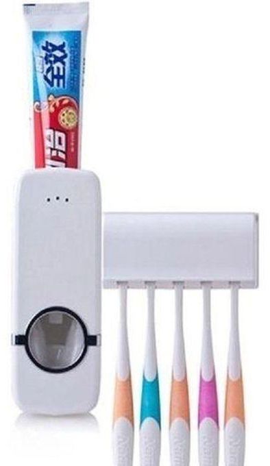 Toothpaste Dispenser & Brush Holder....
