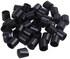 Generic Rubber caps 40-piece black rubber tube ends 10mm