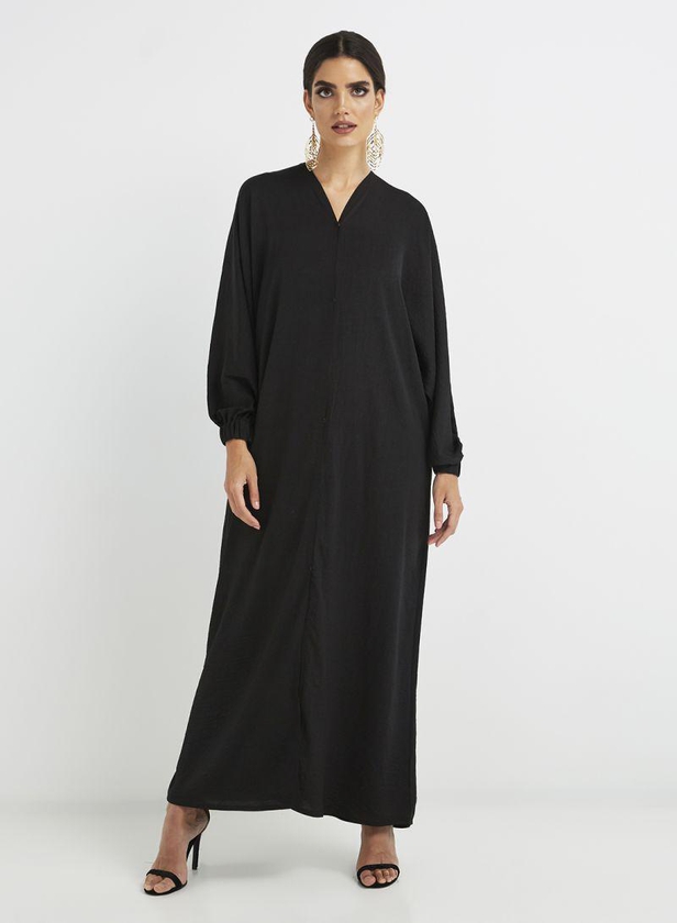 Rahaf Elegant Abaya For Women Black