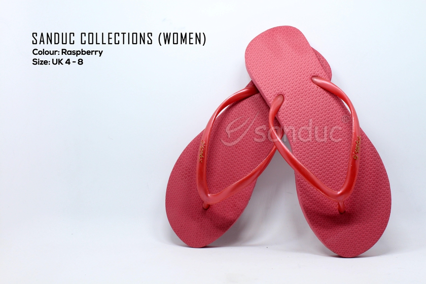 Sanduc Casual Women Flip Flops Slipper Sandal (Raspberry)