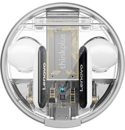 Thinkplus Bluetooth 5.2 Headphones HiFi Stereo Wireless Earphones Sport Headsets With Mic White