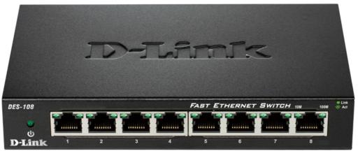 Dlink 8-Port Fast Ethernet Unmanaged Desktop Switch