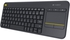 Logitech Wireless Arabic Keyboard K400 Plus with Built In Touchpad for Internet-Connected TVs - 920-007153