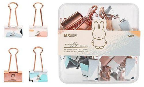 MG Chenguang Series Stationery Miffy Office Clips - 36pcs - No:916F4