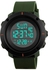 ساعة يد رقمية مقاومة للماء طراز 1213 - 52 ملم - لون أخضر للرجال