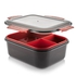M Design Lunch Box - Black - 2100 Ml.