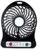 Black Portable Rechargeable Bank LED Fan Air Cooler Mini Operated Desk USB 18650 Battery