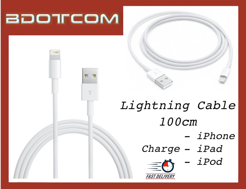 Bdotcom Lightning Cable 1m for Apple iPhone 5