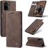Compatible with redmi note 10 4G / note 10S Case Multifunctional Horizontal Flip Leather Case, with Card Slot & Holder & Wallet for redmi note 10 4G /note 10S (coffee)