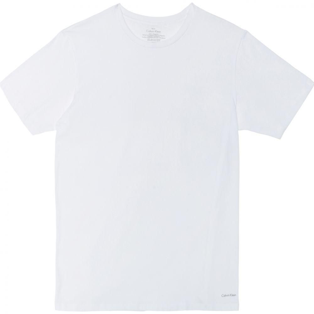 Calvin Klein 3-Pack Short Sleeve Crew Neck T-Shirt For Men - S, White