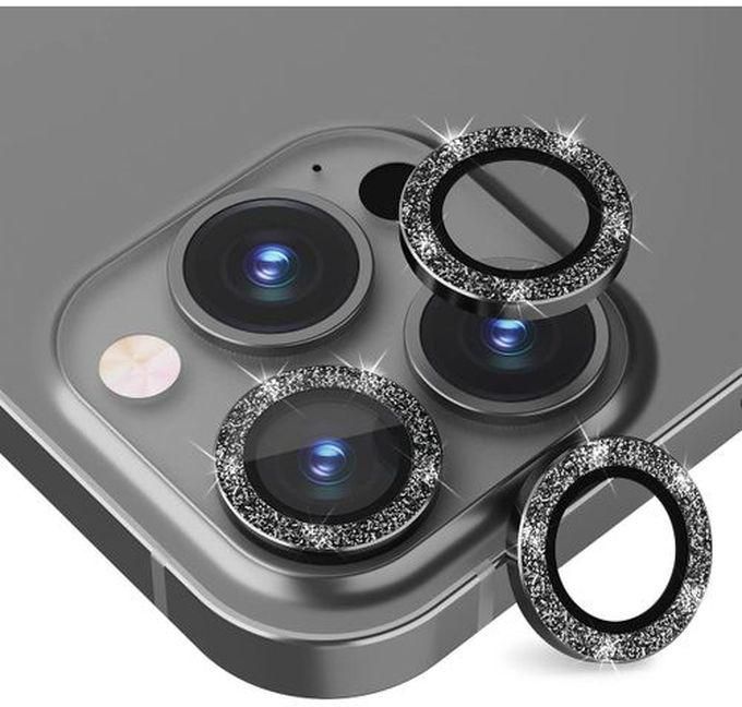 لينس استرس لحماية الكاميرا واعطائها تصميم جذاب وعصري لايفون - اسود IPhone 14 Pro Max / 14 Pro