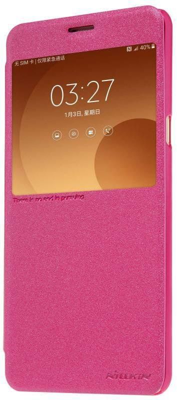 Nillkin Leather Case for Samsung C9 Pro , Pink
