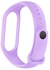 Xiaomi Mi Band 7 Replacement Strap Soft Silicone Watch Band Sport Wristband Bracelet Compatible with Mi Band 7 Smart Fitness Tracker 2022 Release Purple