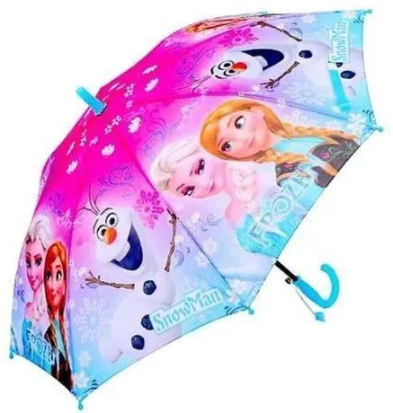 Cartoon Themed Kids Umbrellas-GIRLS Pink 204 x 204 x 70 cm