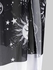 Plus Size Sun Star Moon Print Mesh Tie Side Sarong - M | Us 10