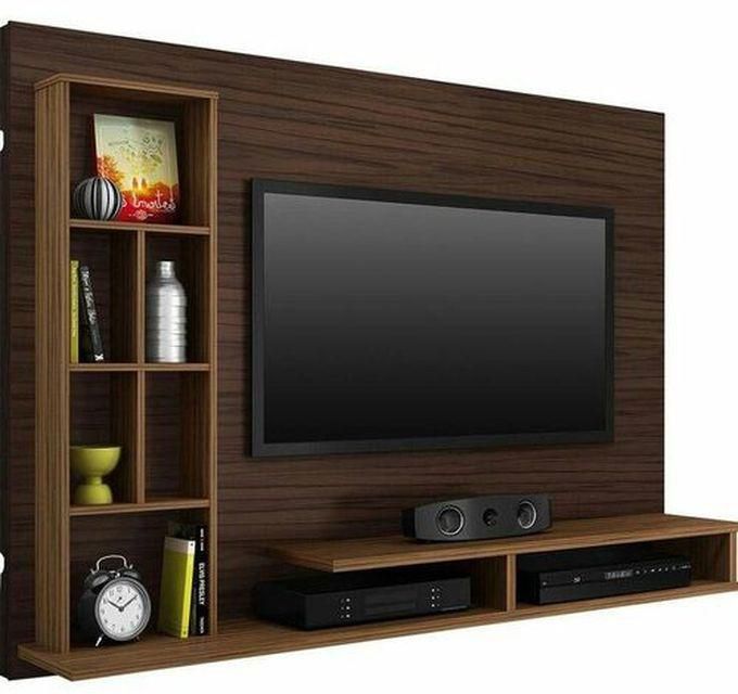 Floating TV Shelf - Brown (HOME DELIVERY WITHIN LAGOS ONLY. )