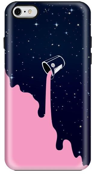 Stylizedd Apple iPhone 6/ 6S Premium Dual Layer Tough Case Cover Matte Finish - Berry Milky Way