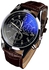 Yazole Casual Watch For Men Analog Leather - 6J11
