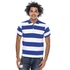 Slazenger S007524C PK A Platt Y/D Polo Shirt for Men - XL, Blue/White