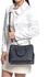 Michael Kors 30S6GS7S2L-414 Medium Saffiano Satchel Bag for Women - Leather, Admiral