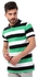 Andora Striped Short Sleeves Buttoned Polo Shirt - Multicolour