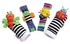 Qiaokai 4-Piece Infant Socks And Wrist Rattles Toy Set