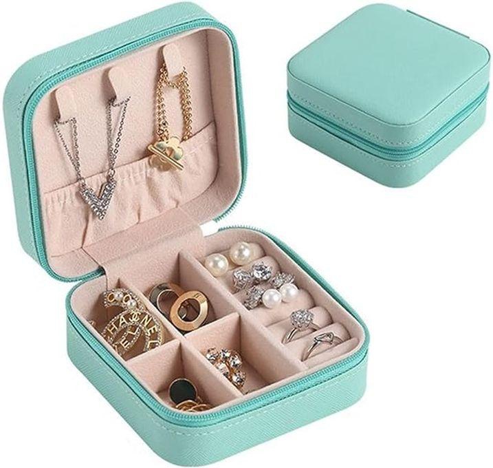 Jewelry Leather Box Jewellery Ring Organizer
