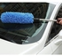 Car Cleaning Duster, Ultra Soft Microfiber Brush- Extendable Telescoping Handle Tool, Interior Exterior Multipurpose Smooth Cleaner for Car Office Home Use - Blue