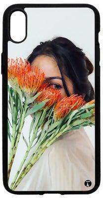 PRINTED Phone Cover FOR IPHONE XS Beautiful Girl With Red Roses