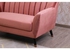 Delta 2 Seater Sofa Pink 145x81x80cm