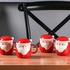 Mug Santa Claus With Lid Cup Ceramic Funny Travel Coffee - 450 Ml