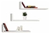 Homemania Decortie Set of 3 Shelves L W50xd20xh16 cm Bianco